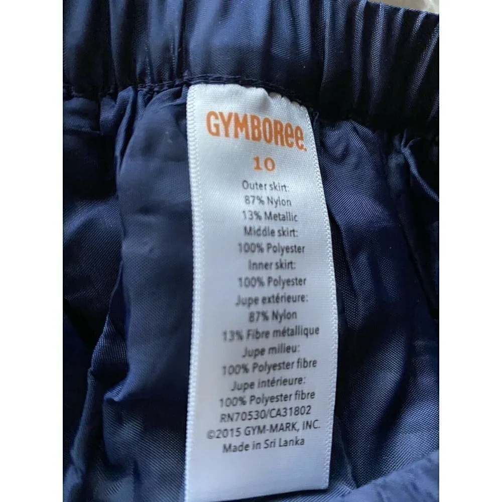 Gymboree NWOT‎ Navy Blue Shimmery Tulle Tutu Sz 10